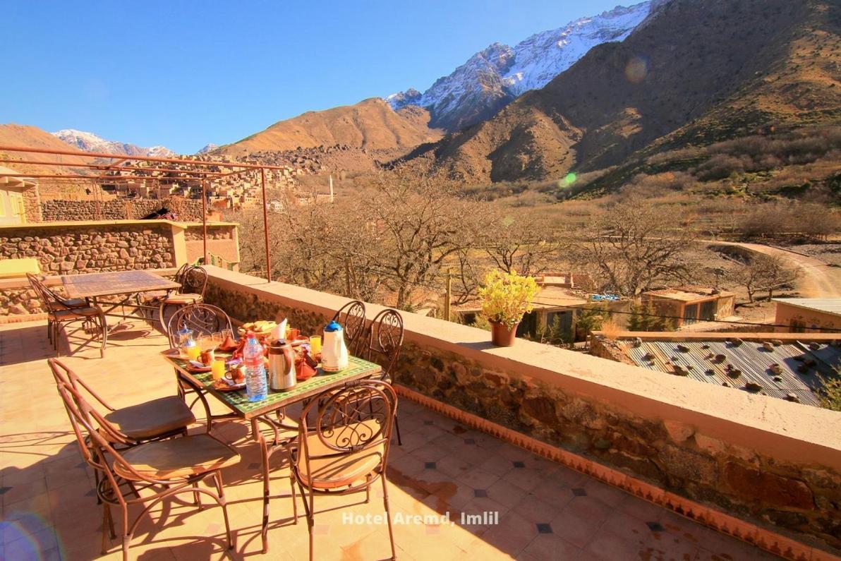 Hotel Aremd - Aroumd Imlil Route Du Toubkal Eksteriør billede