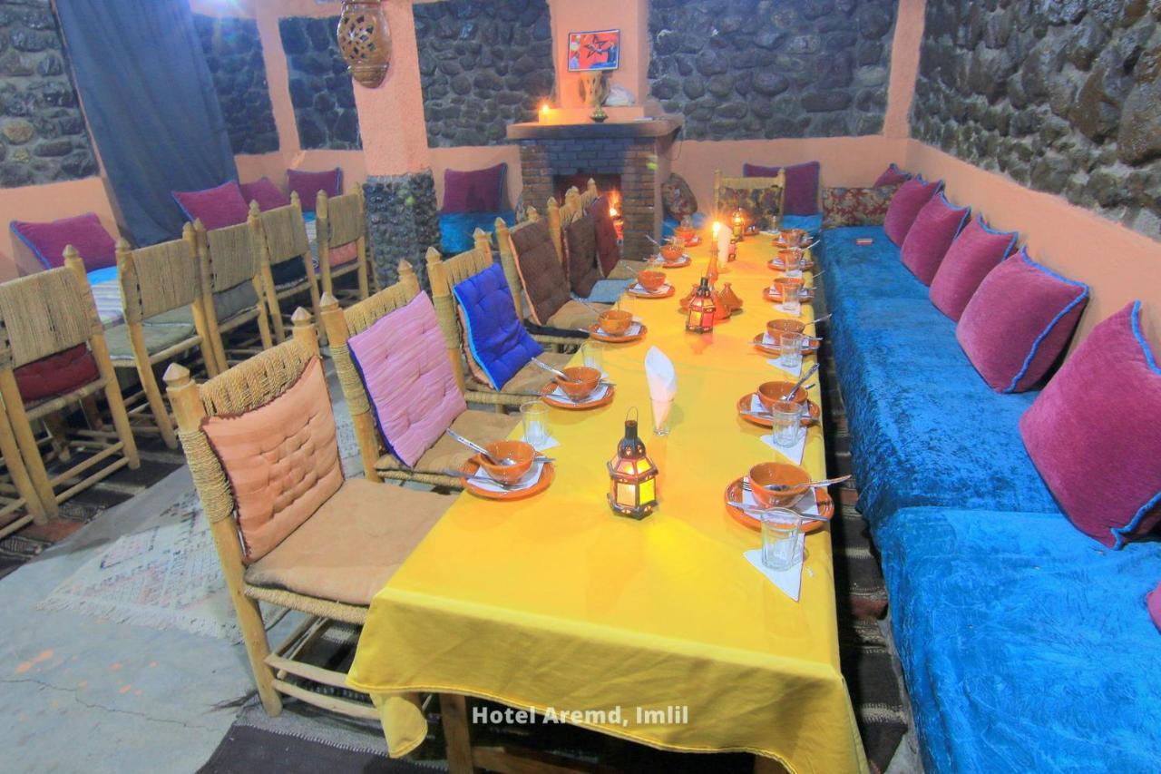 Hotel Aremd - Aroumd Imlil Route Du Toubkal Eksteriør billede