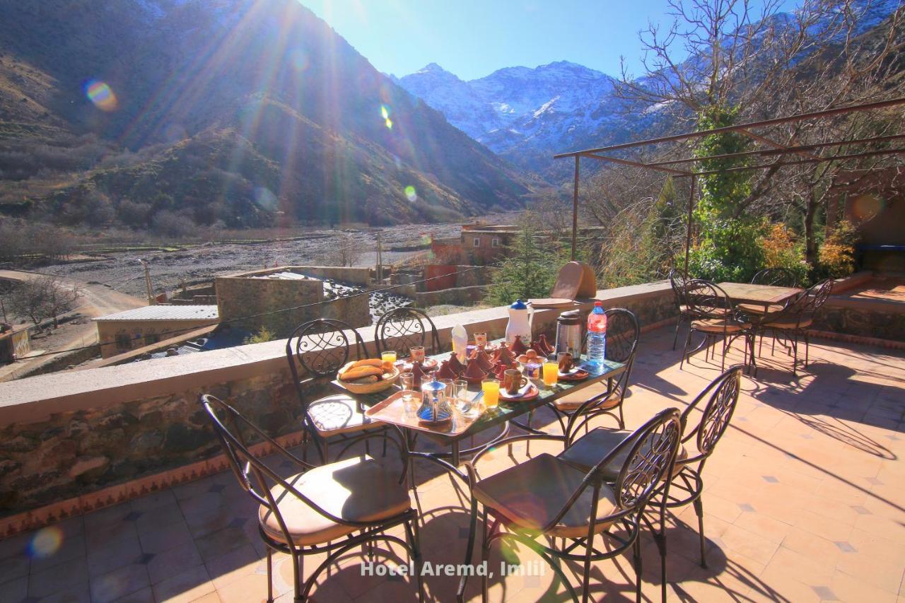 Hotel Aremd - Aroumd Imlil Route Du Toubkal Eksteriør billede